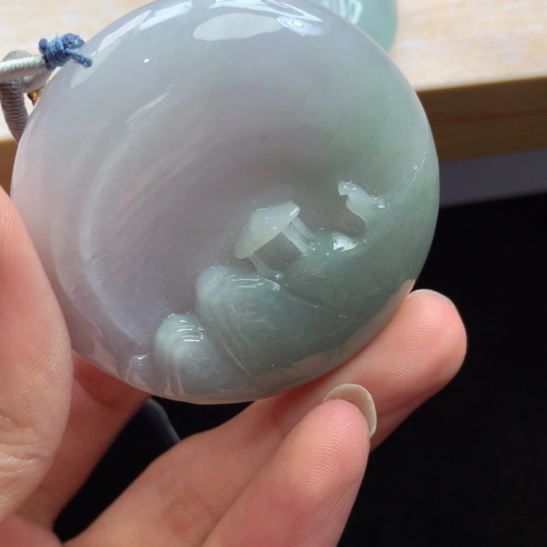 颈饰未镶嵌翡翠吊坠