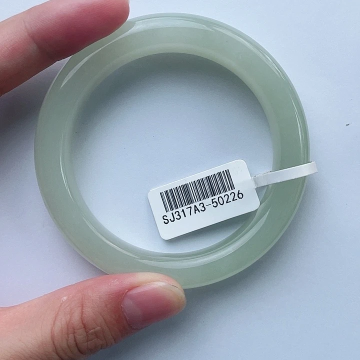 和田玉手镯未镶嵌锦*56