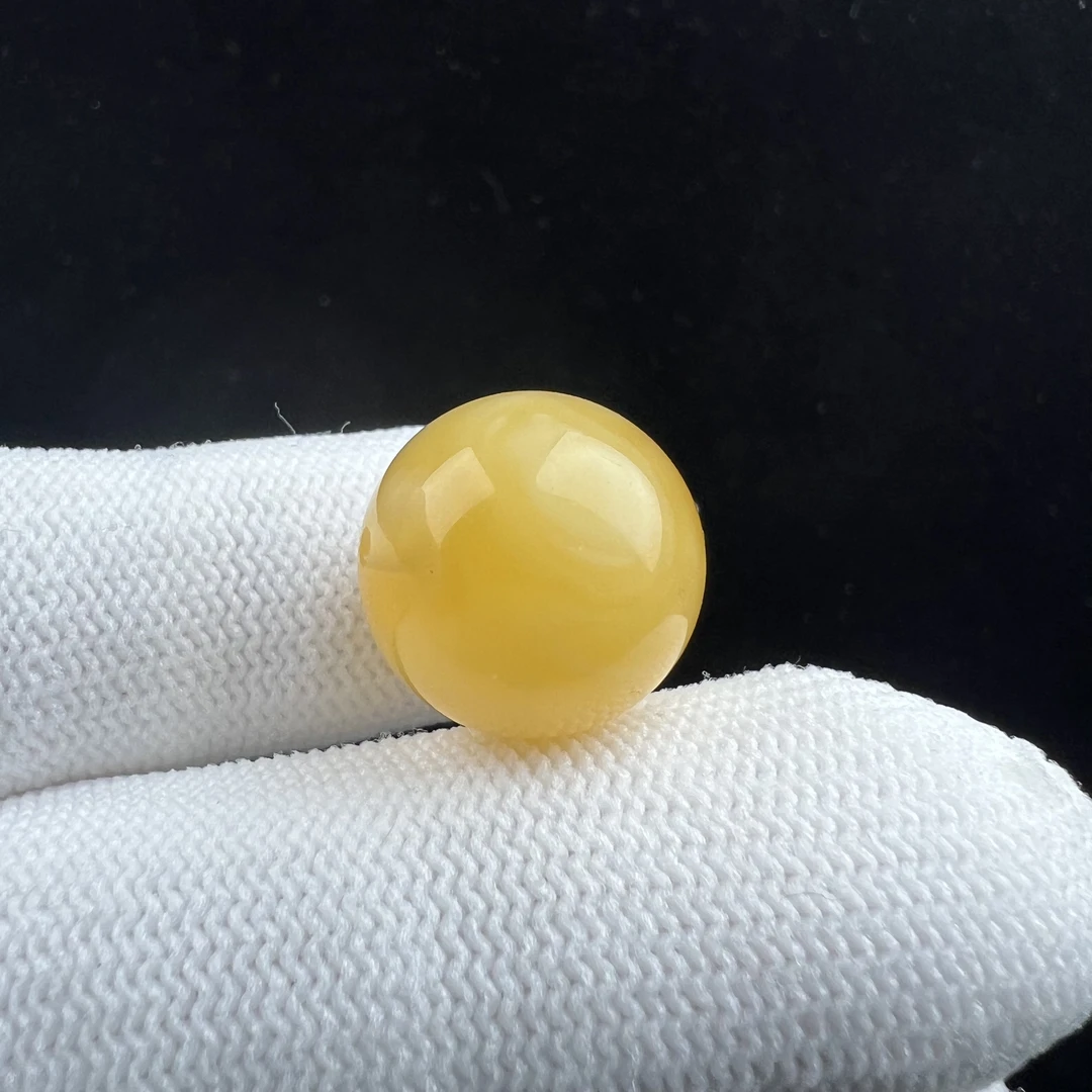 A1516 天然原矿俄料蜜蜡 单珠 16.4mm支持复检