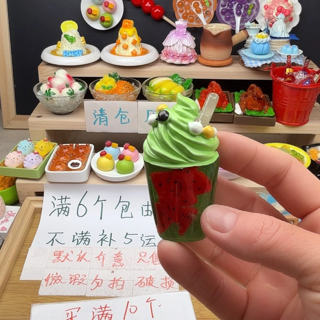 树脂食玩冰箱贴 凭开箱视频售后