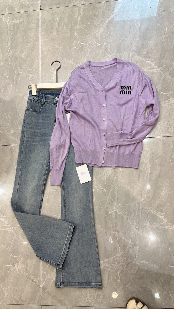 331#V领长袖薄款针织衫气质秋季韩版慵懒风休闲百搭毛衣