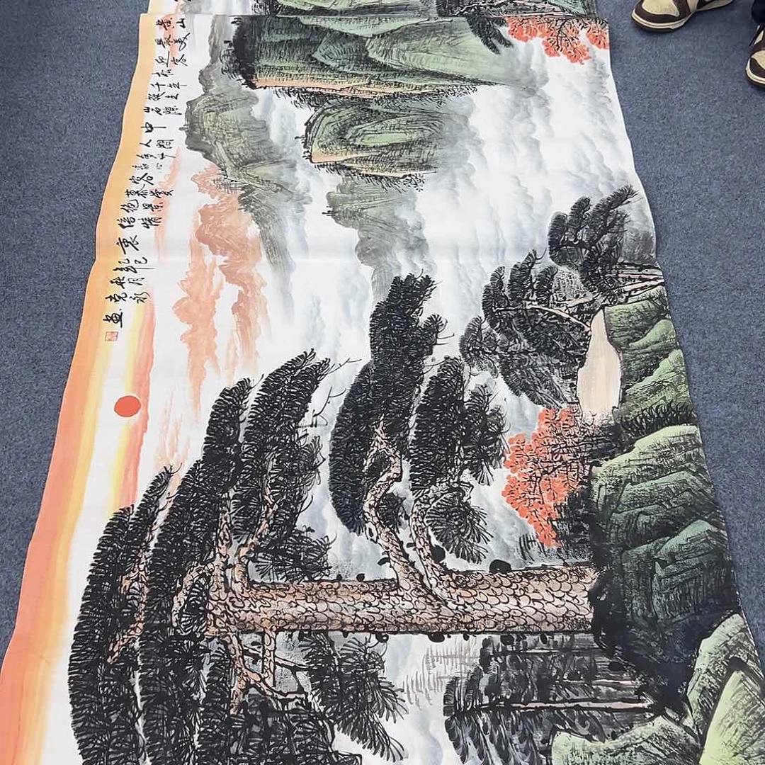 国画国画作品宣纸纯手绘