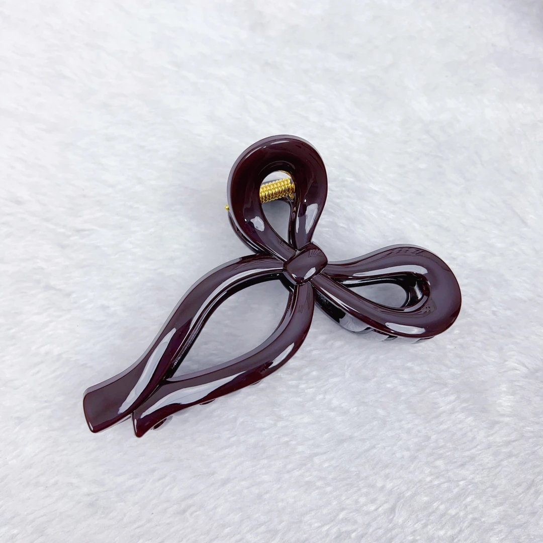 2025高级感蝴蝶结飘带抓夹女秋季新款盘发夹子后脑勺气质A919