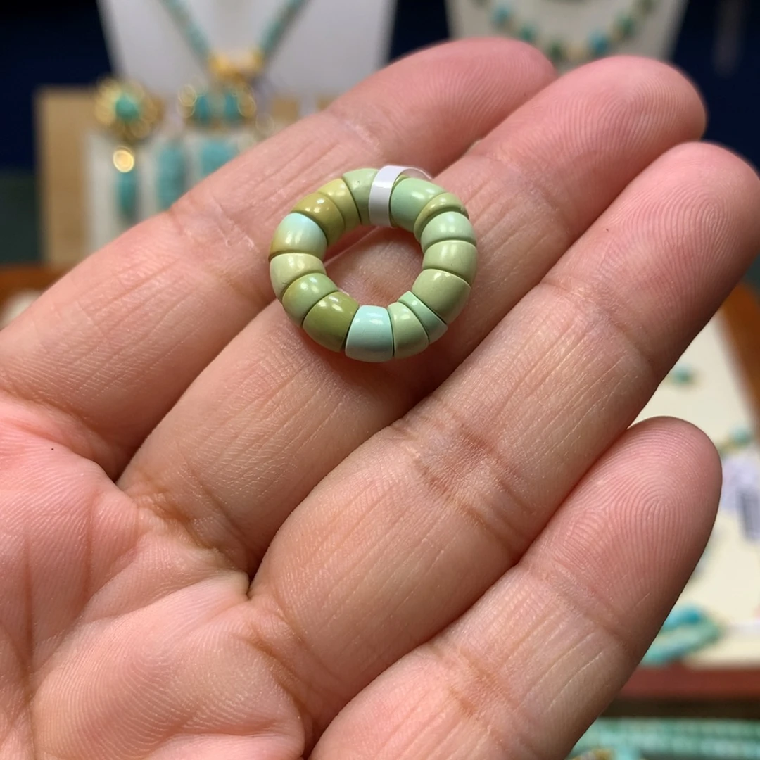 未镶嵌绿松石大肠5mm