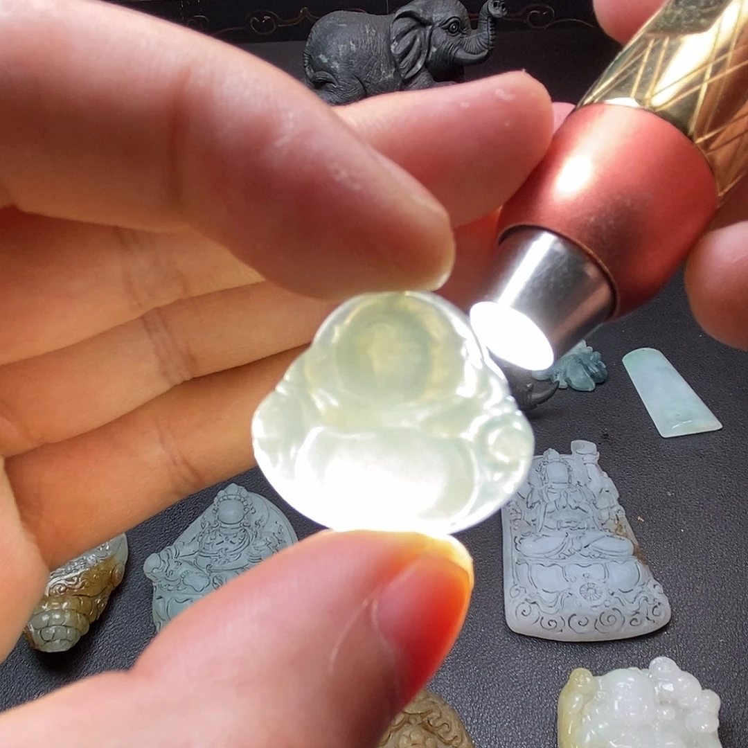 定制翡翠未镶嵌缅甸天然翡翠A货