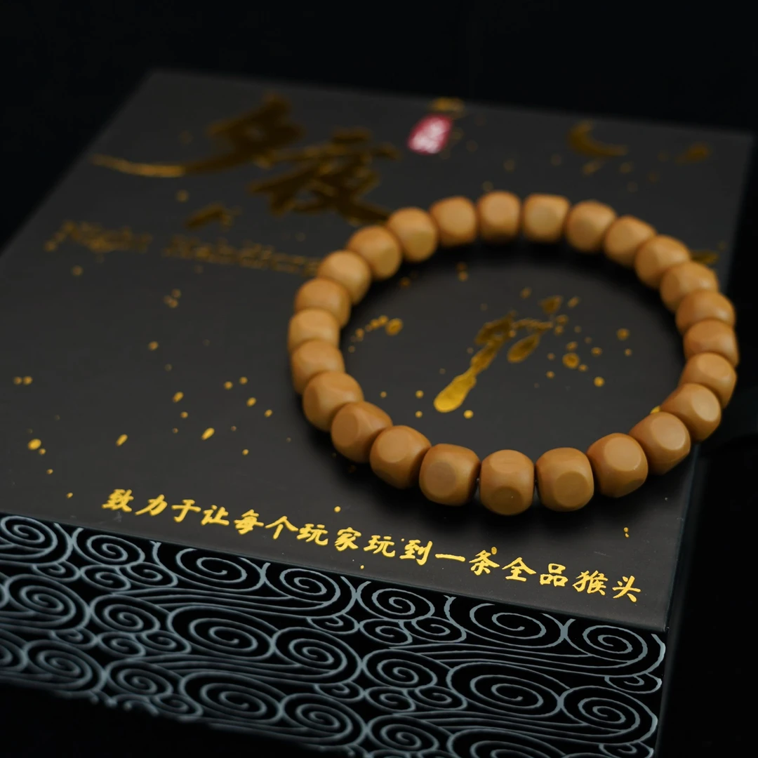 【夕夜】S毕业级六方猴头文玩手串