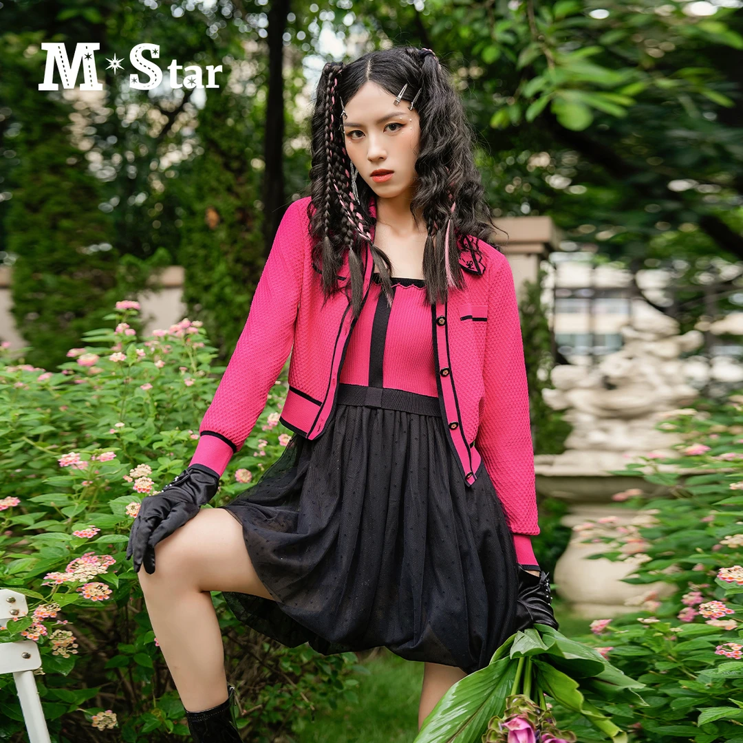 【九月专属】M-Star2023芭比粉连衣裙两件套 SEIL113535