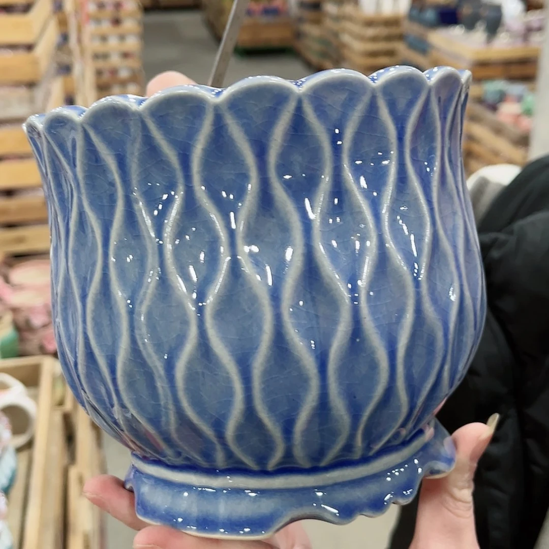 【闪购商品】陶瓷陶瓷多肉植物花盆