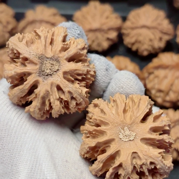 往***头吊坠文玩核桃秦岭灯笼37