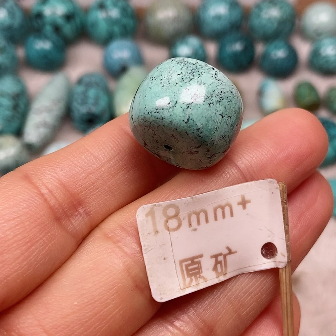 未镶嵌绿松石珠宝半成品