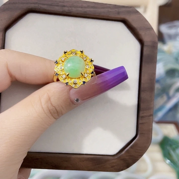 颈饰未镶嵌翡翠天然翡翠Ａ货