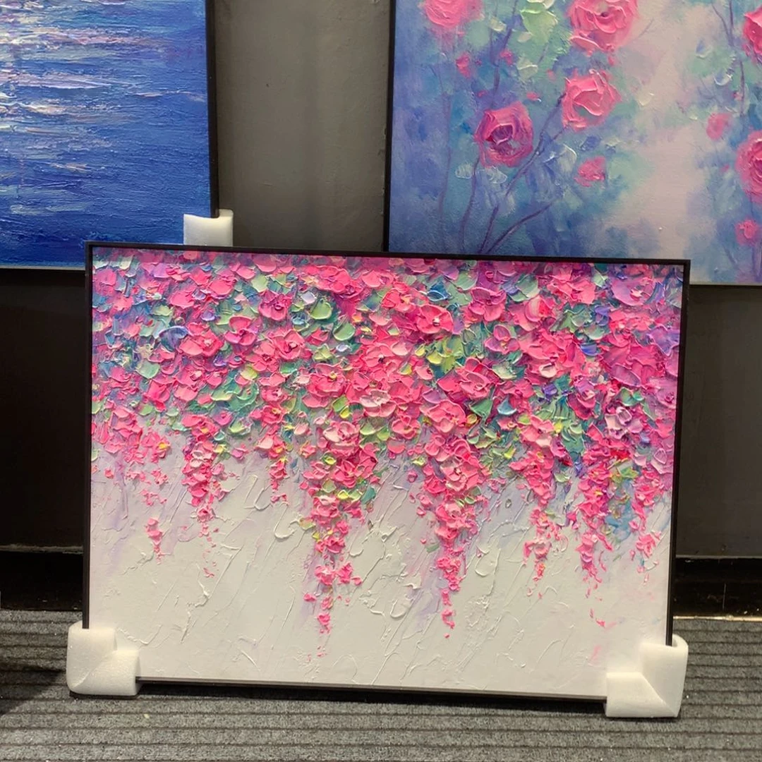 横款60.80蔷薇花挂画