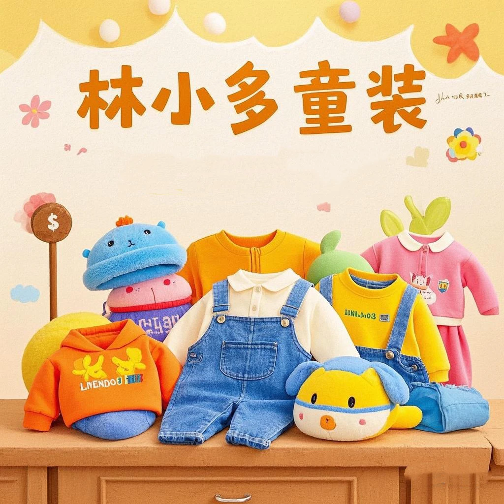 林小多儿童套装T裙 按编码下单