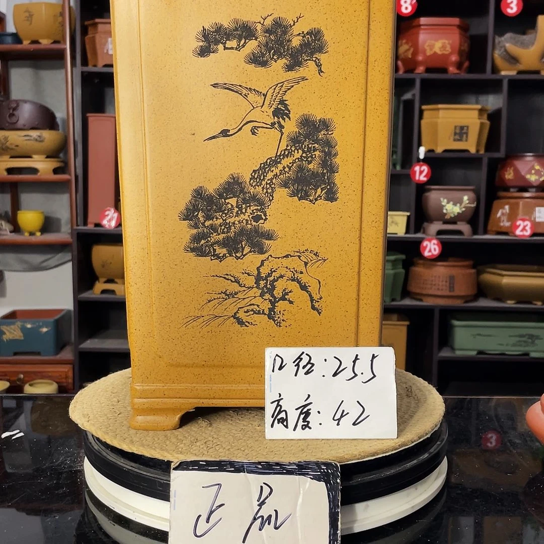 D-盆尚好紫砂花盆