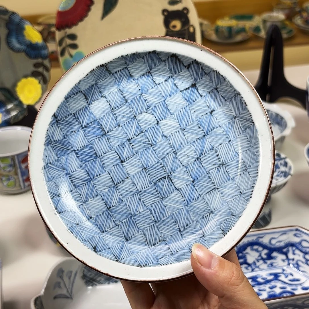 瓷      万平窑 绝款 松本佐一