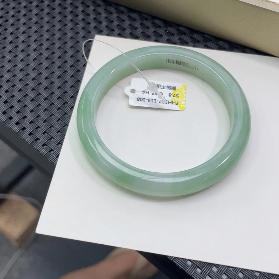 翡翠未镶嵌手镯翡翠手镯57圈