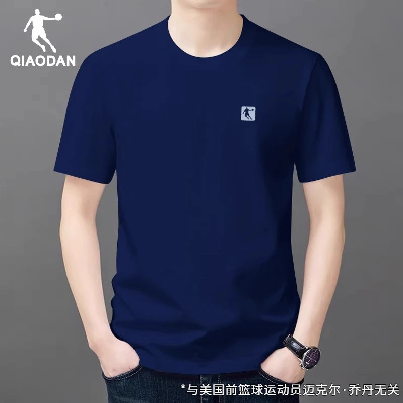 乔丹短袖t恤男棉质半袖2025夏季新款男士健身体恤薄款跑步运动服