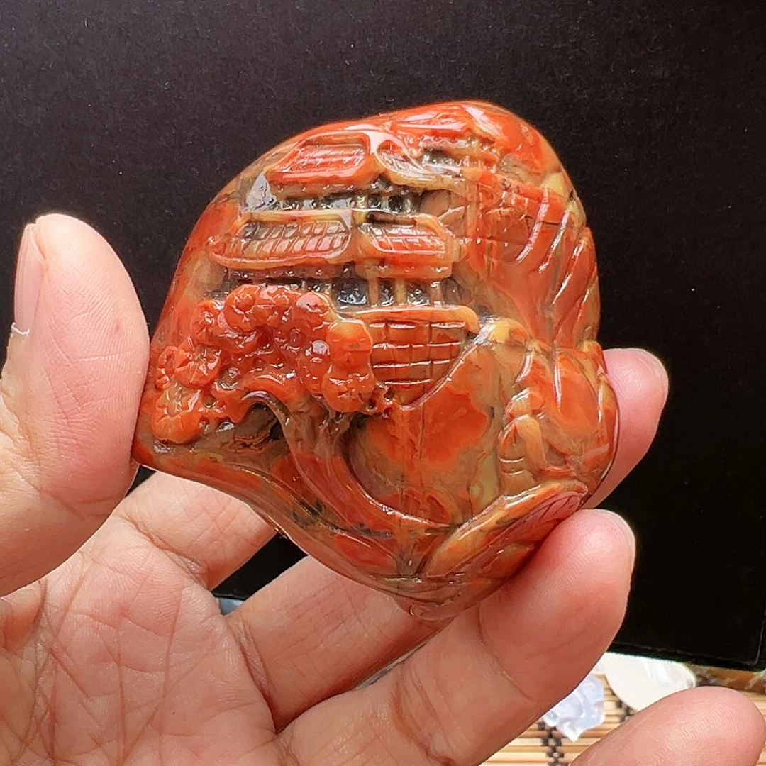 未镶嵌玛瑙/玉髓珠宝半成品秋***叶