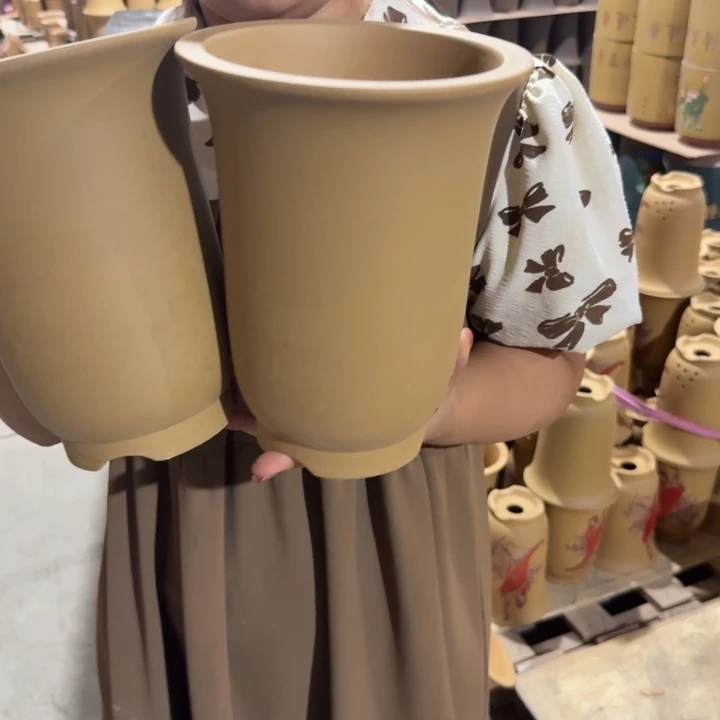 紫砂紫砂花盆破损补发高度22口径17俩只