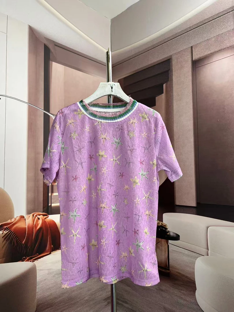 小西瓜2025新冰丝款大码女装百搭宽松T恤上衣显瘦t恤气质长袖