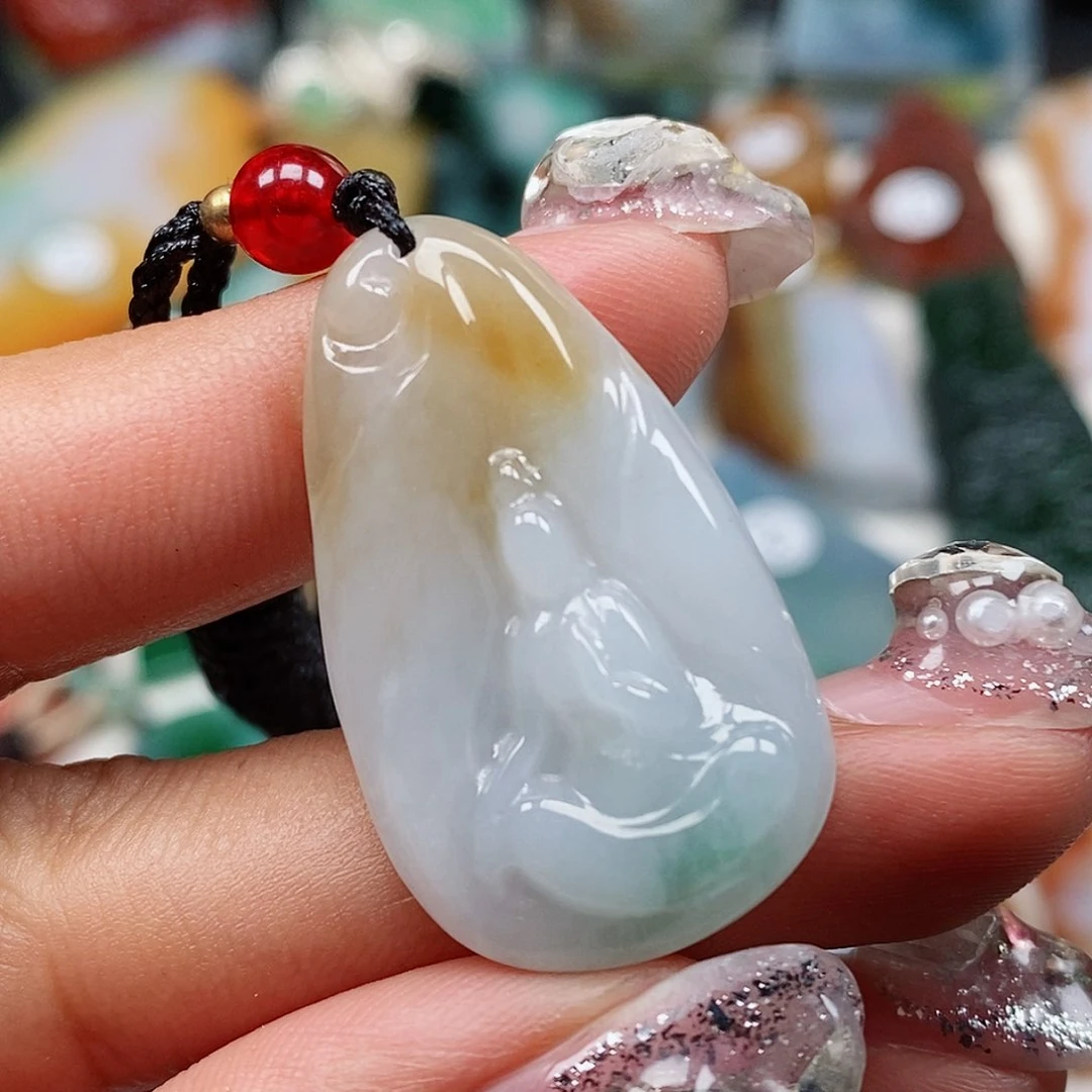 未镶嵌定制翡翠缅甸天然a货翡翠挂件