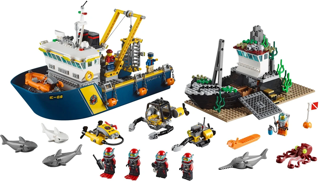 60095深海探险勘探船（展品回盒）