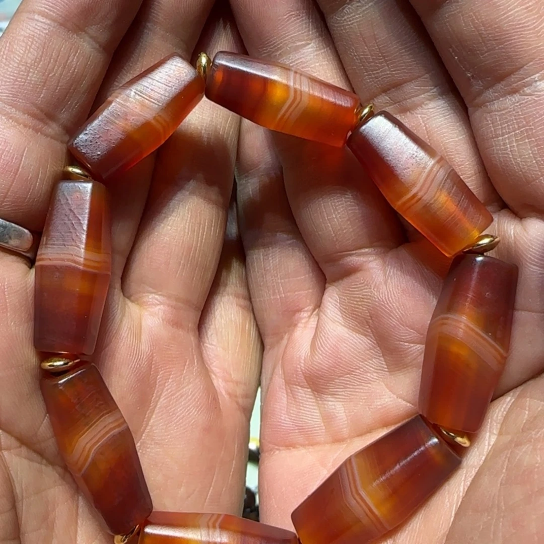 玛瑙/玉髓手链未镶嵌