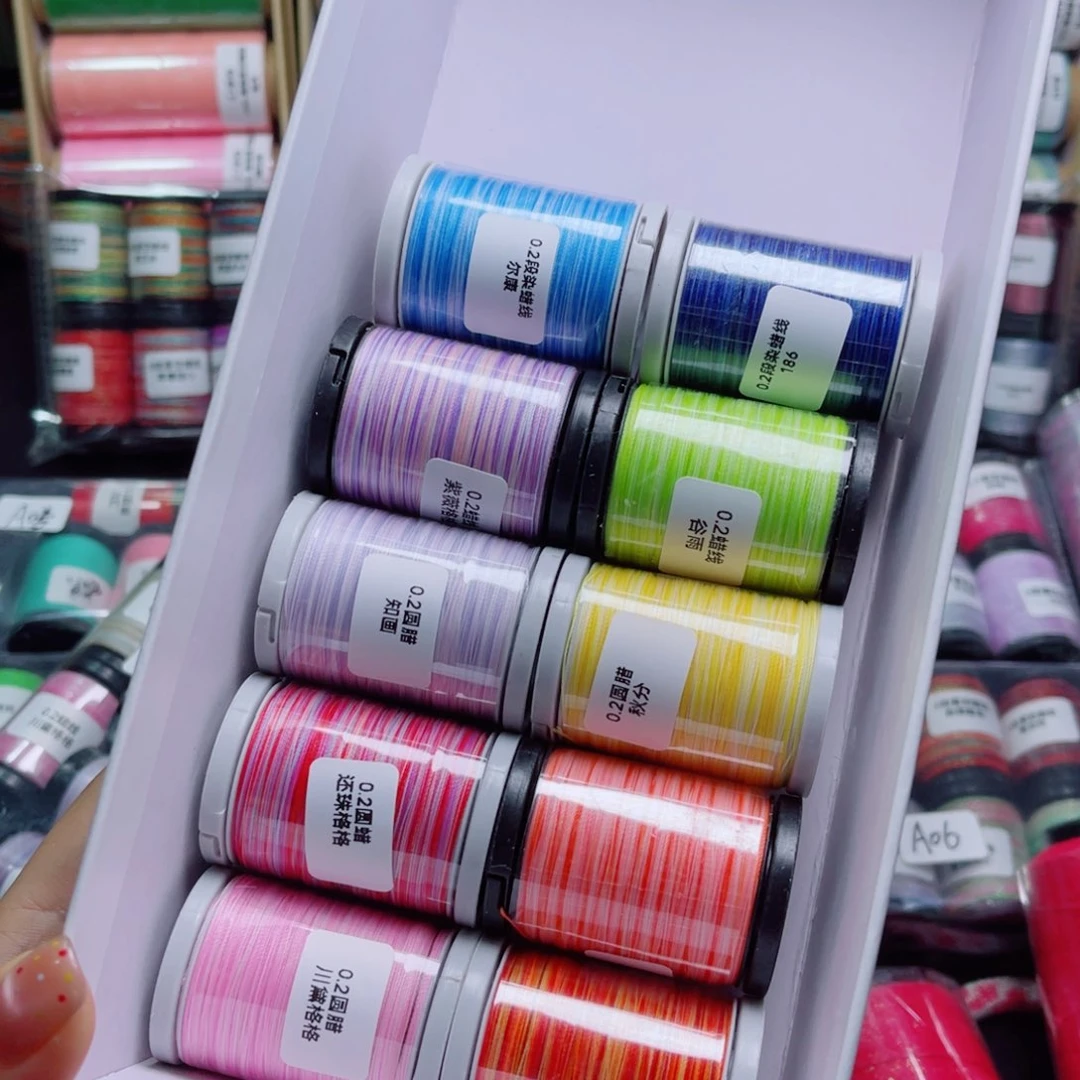 腈纶0.2圆蜡中卷10色B31  随机再宠同款蜡1个