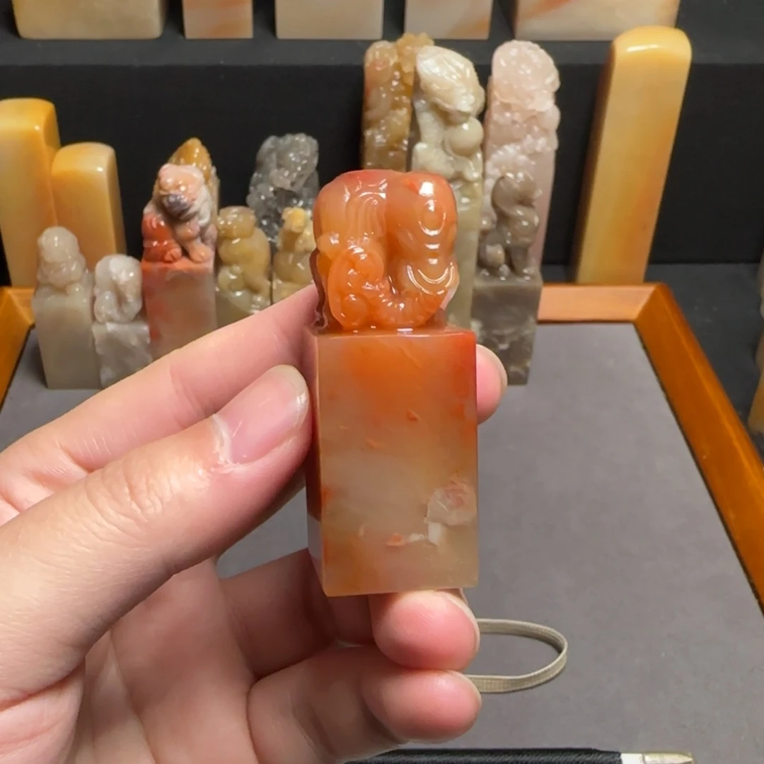巴林石印石果*糖冻石，