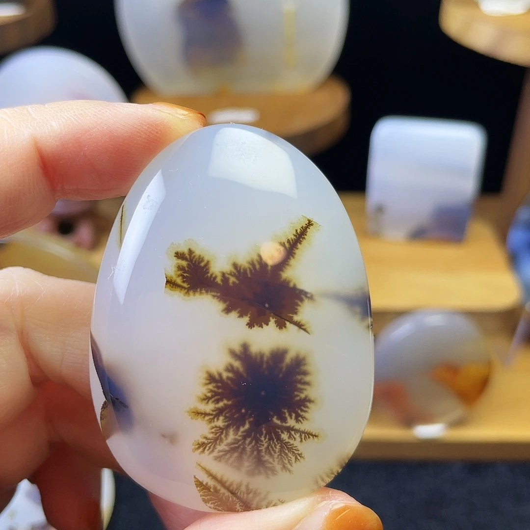 玛瑙/玉髓未镶嵌吊坠