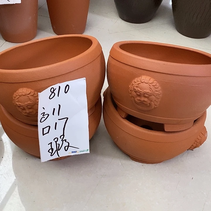 粗陶红陶绿植花盆810