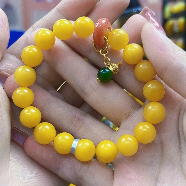 蜜蜡颈饰未镶嵌手链