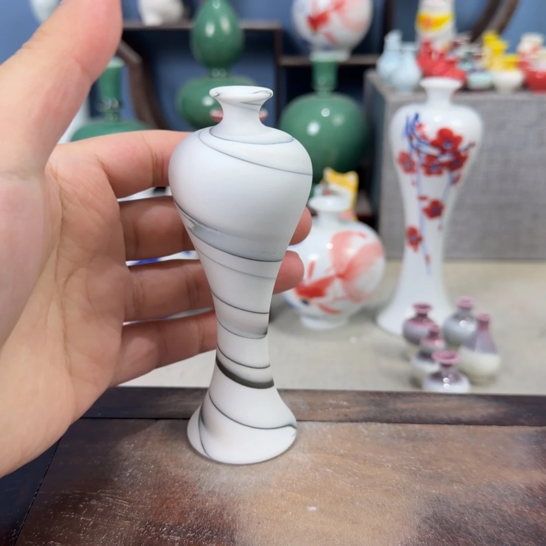 陶瓷手工小花器摆件
