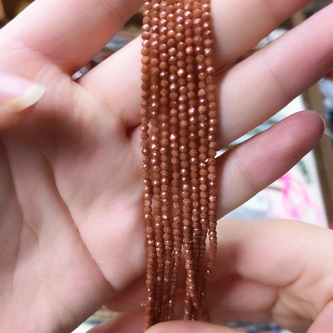 玛瑙/玉髓未镶嵌珠宝半成品卡2金砂发两条