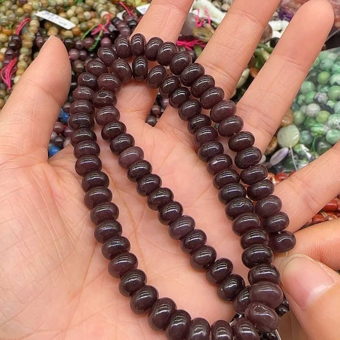 玛瑙/玉髓合金珠宝半成品玉髓8mm一条