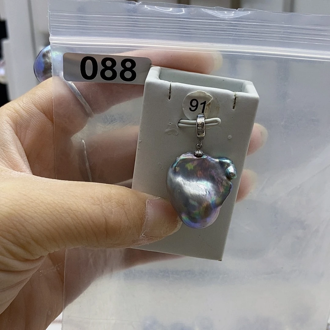 颈饰合金淡水珍珠