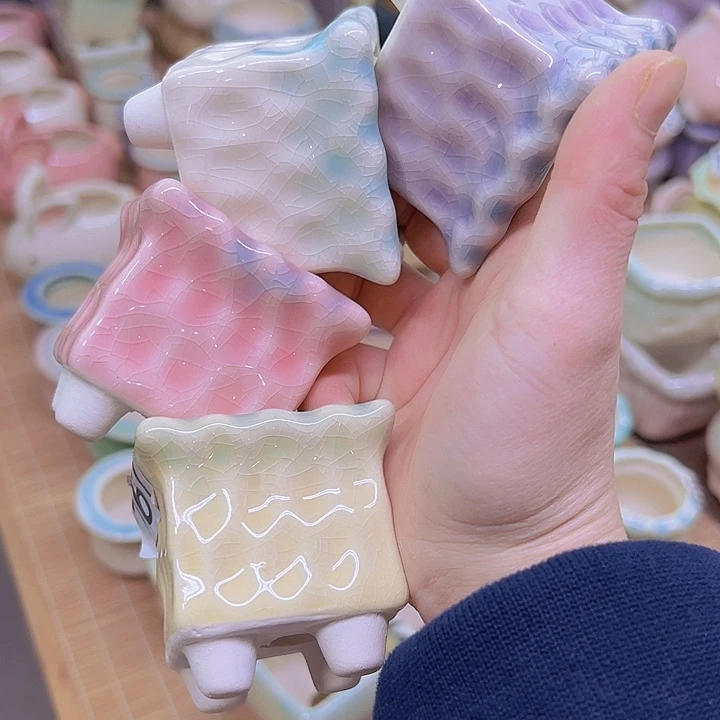 红陶陶瓷花盆当场满12包邮