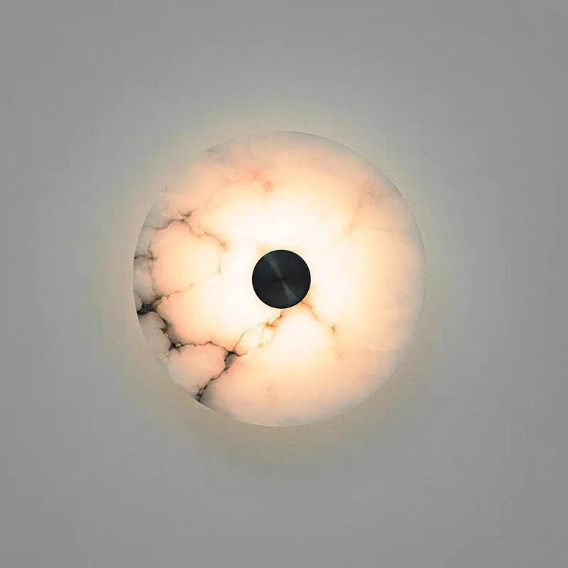 【凯纳优选】个性时尚云石创意轻奢酒店别墅禅意玄关客厅床头灯