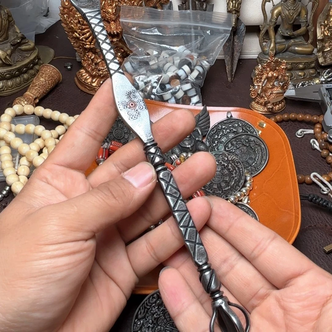 简*铜星月菩提吊坠项链