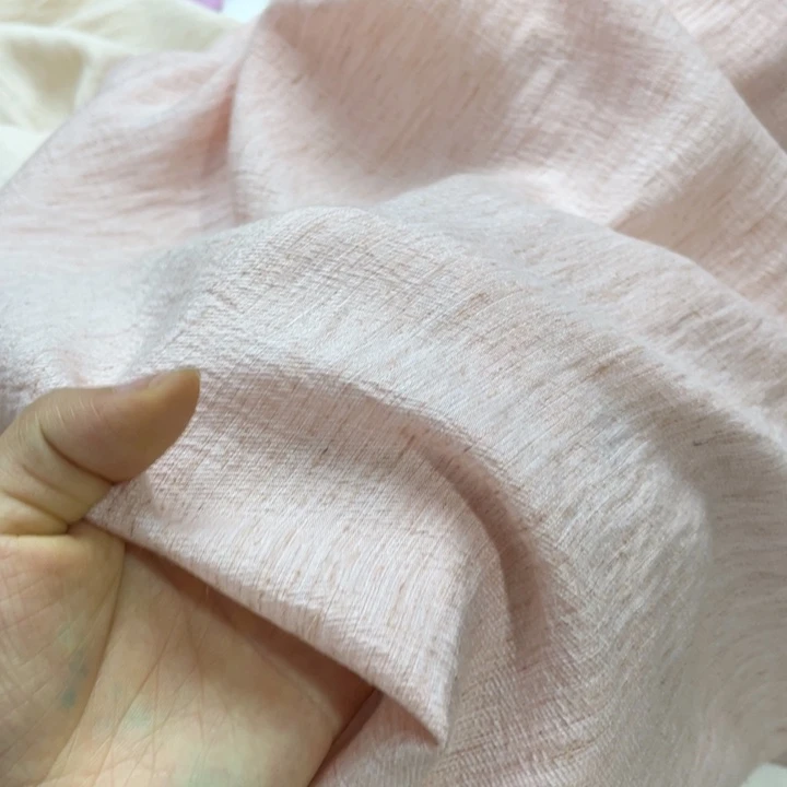 天丝（莱赛尔纤维）粉色时装面料2米