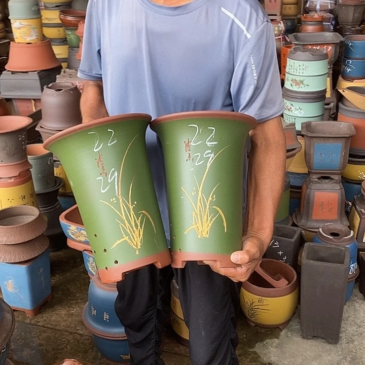 紫砂花盆紫砂花盆