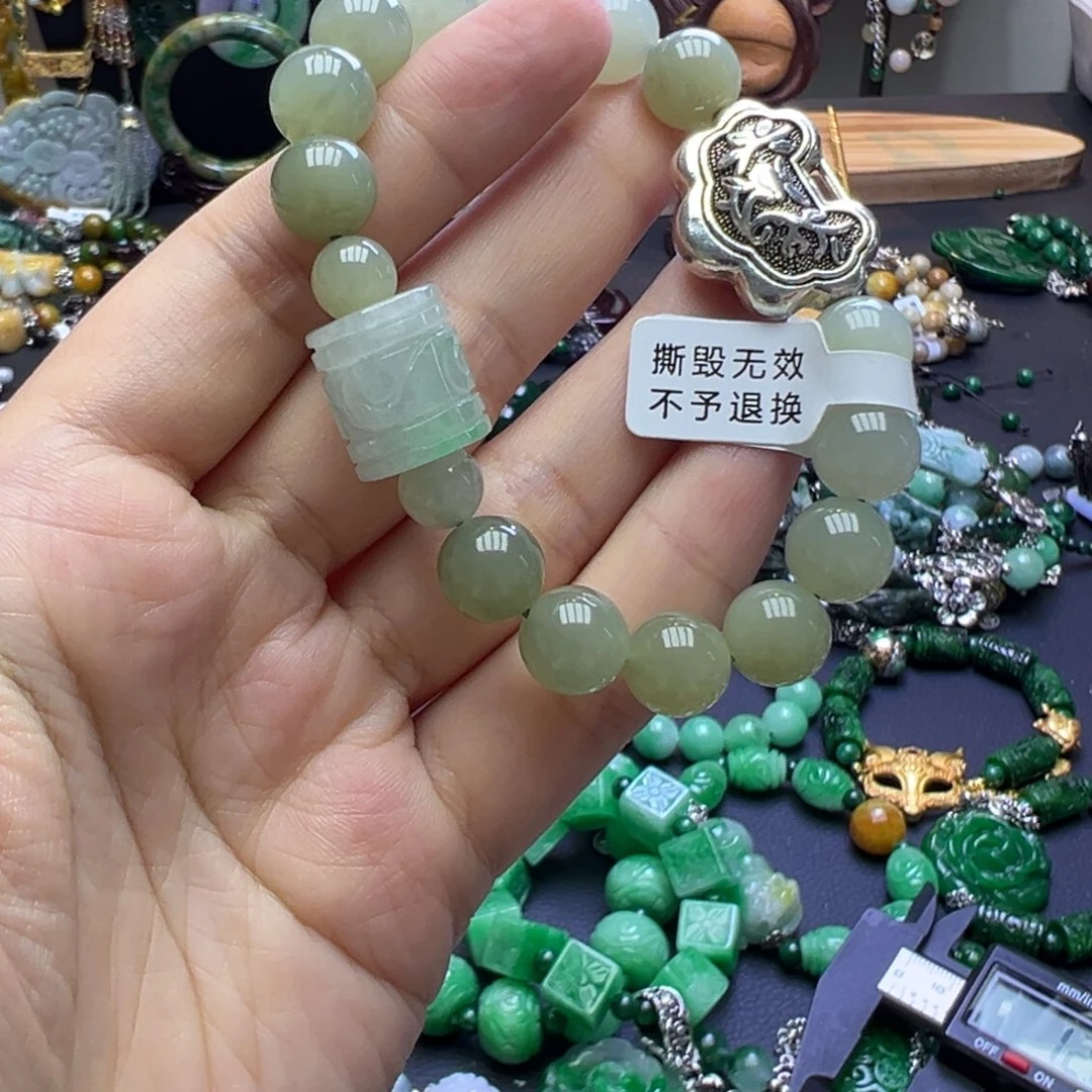 翡翠未镶嵌手链99