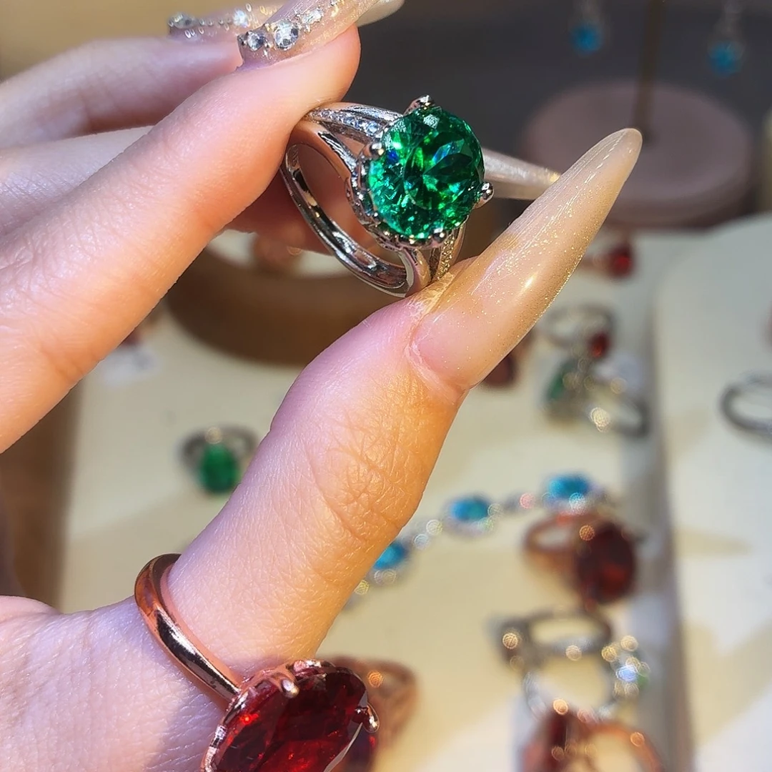 合成立方氧化锆合金晚唐绿