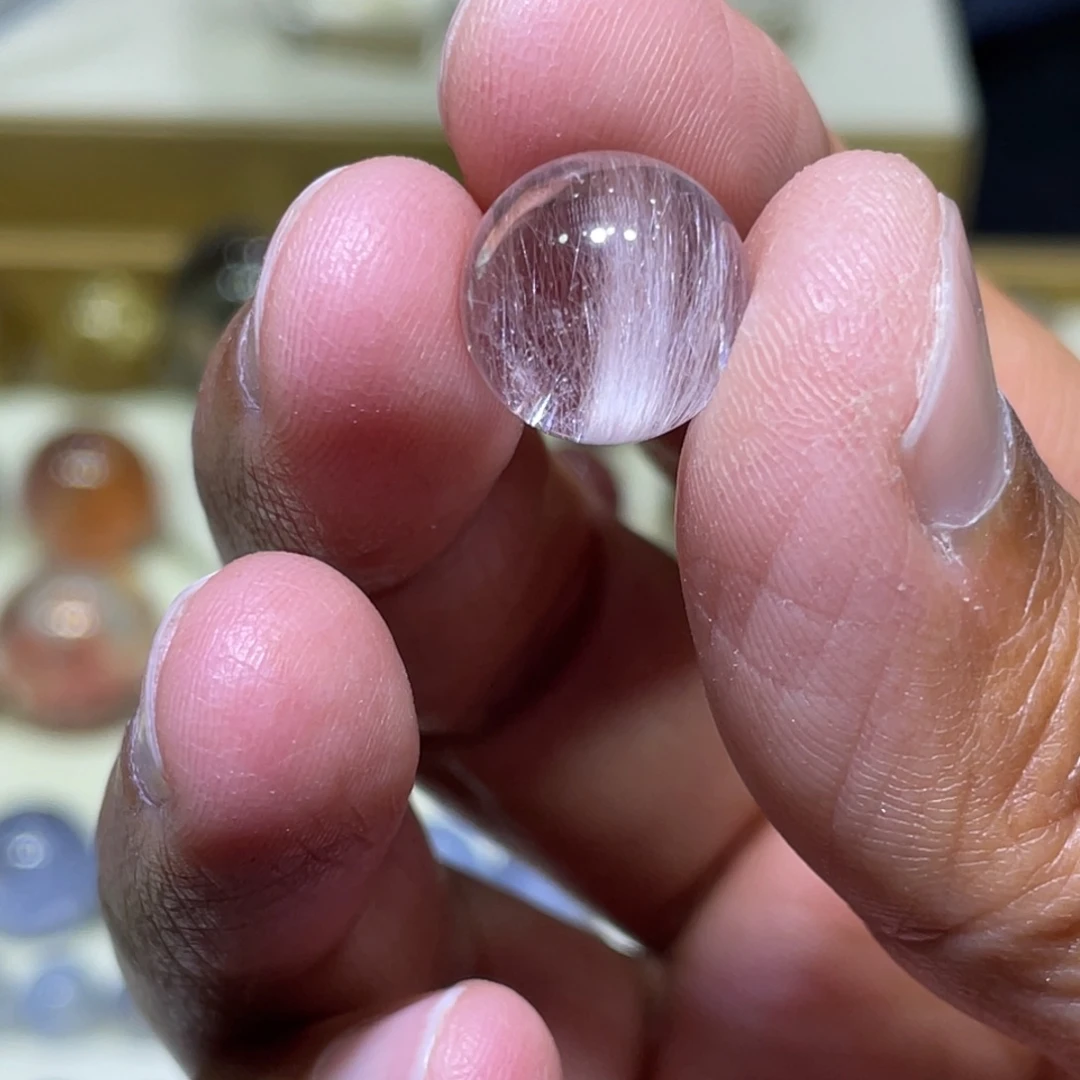 水晶未镶嵌珠宝半成品