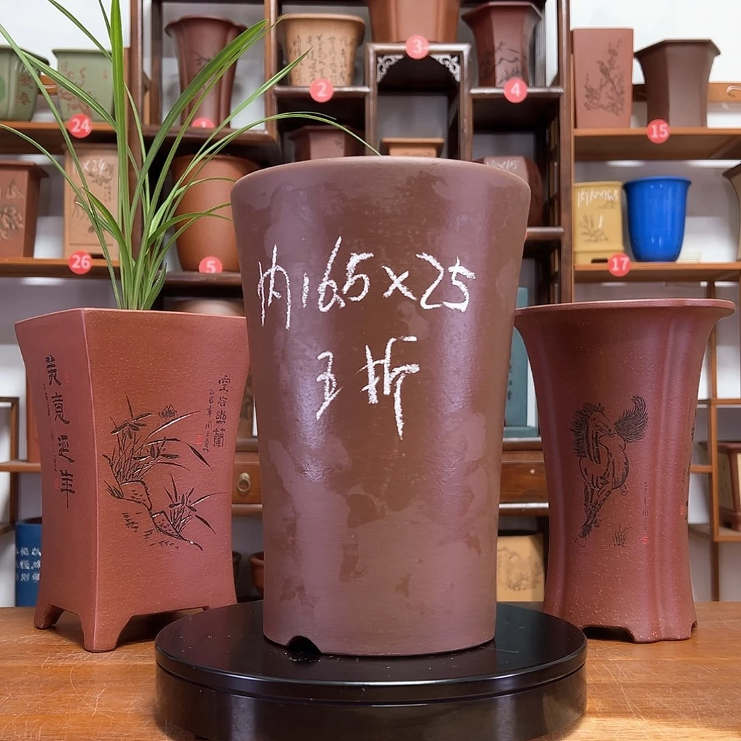 花盆紫砂周之夏精品紫砂花盆