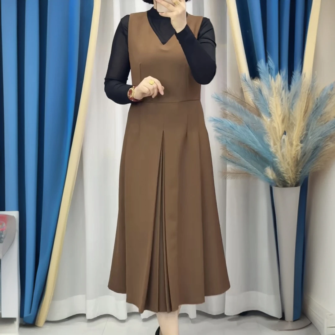 新款时尚网红女装马甲裙