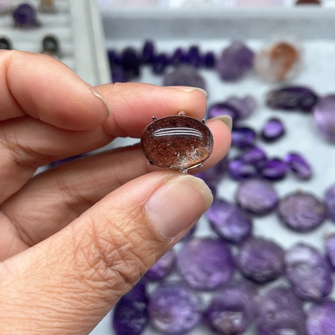 水晶吊坠(不含链)未镶嵌黑****儿