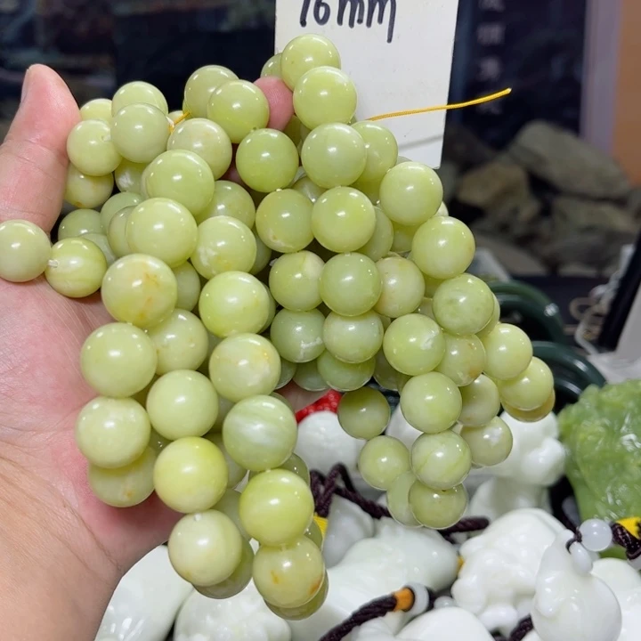 蛇纹石玉手串多样性发货未镶嵌