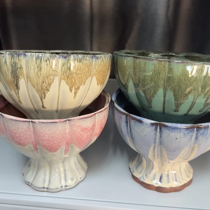 紫砂花盆口15高12，11111