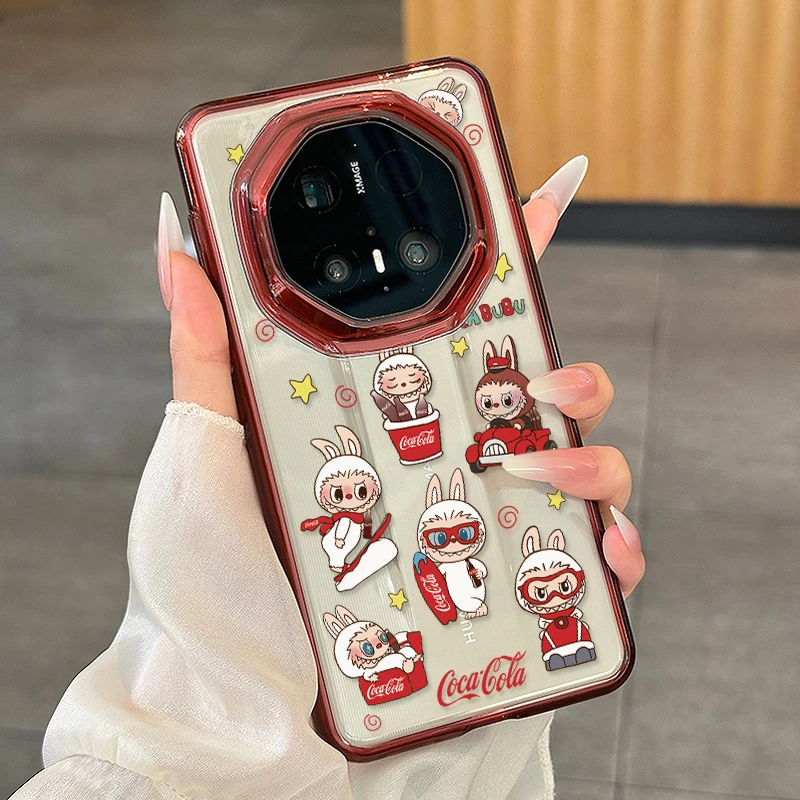 适用华为mate70RS非凡大师60RS卡通可爱可乐拉布布新款手机壳防摔
